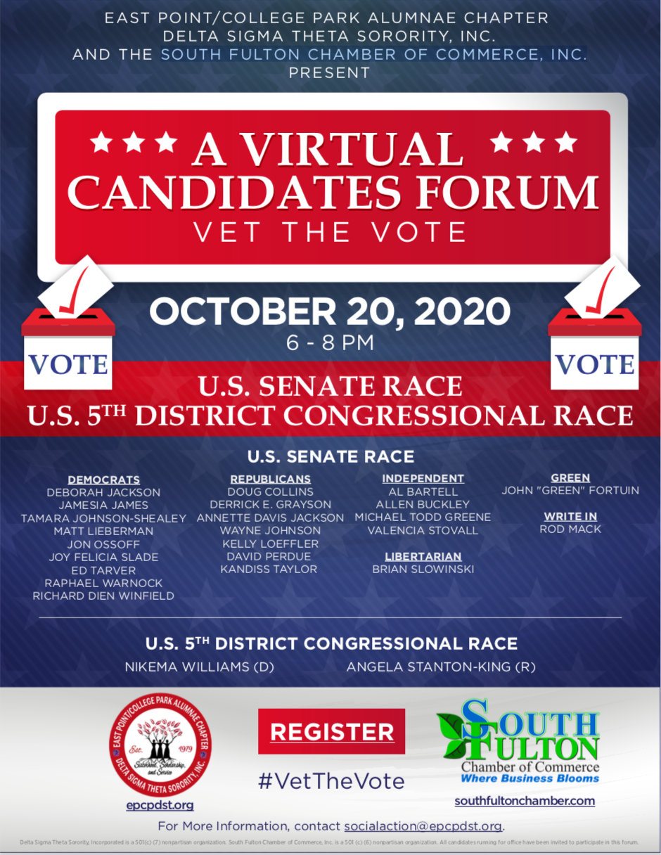 Vet The Vote flyer